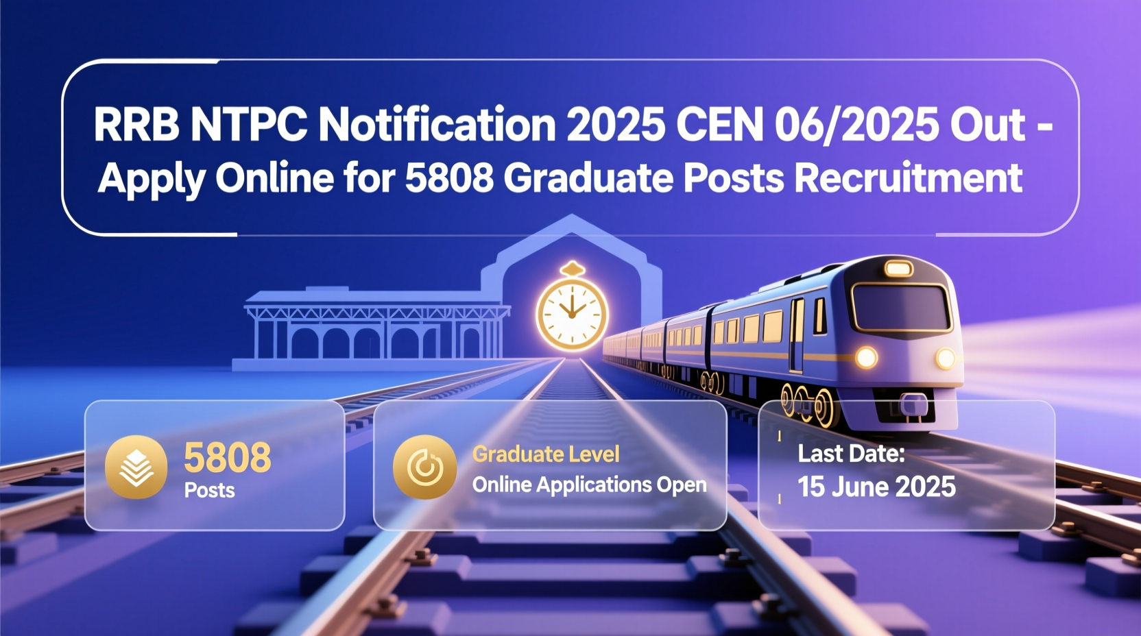 rrb ntpc notification 2025 graduate level