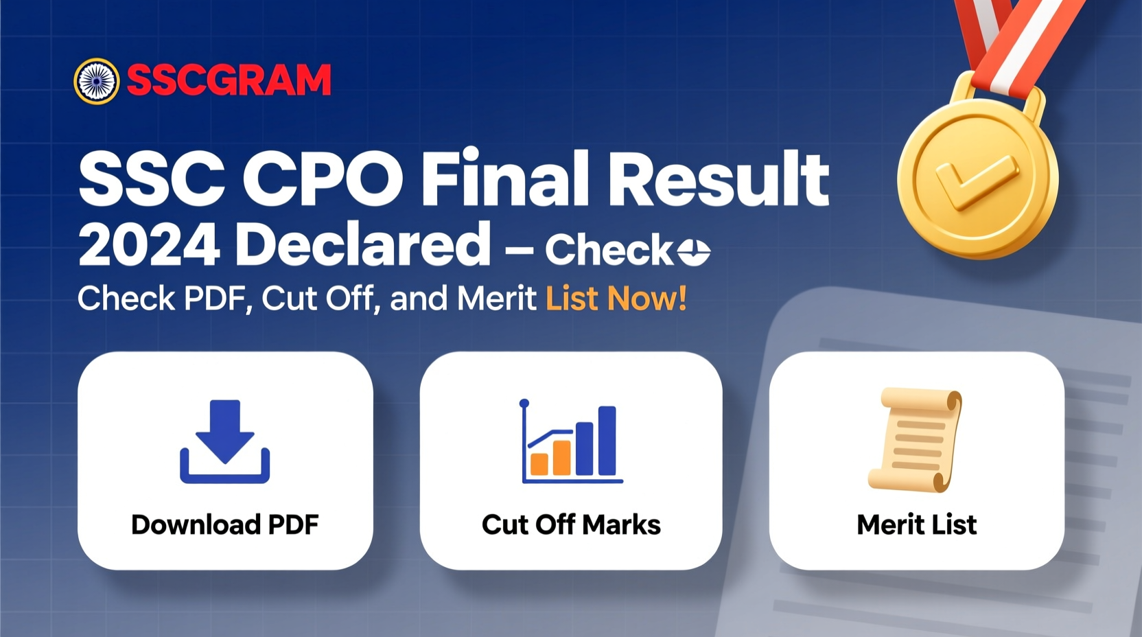 SSC CPO Final Result 2024