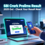 SBI Clerk Prelims Result 2025