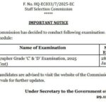 SSC Stenographer Skill Test Date Out