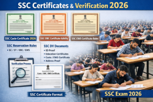 SSC Caste Certificate 2026