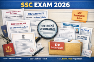SSC Caste Certificate 2026