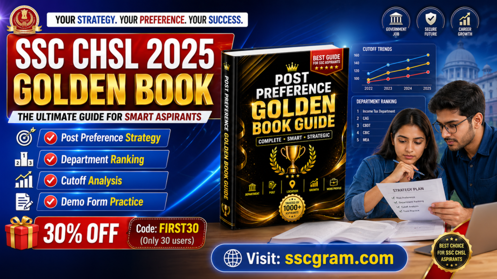 SSC CHSL POST PREFERENCE GOLDEN BOOK