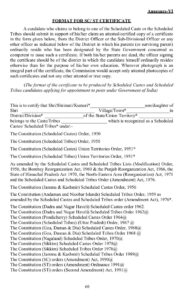 SSC Caste Certificate 2026